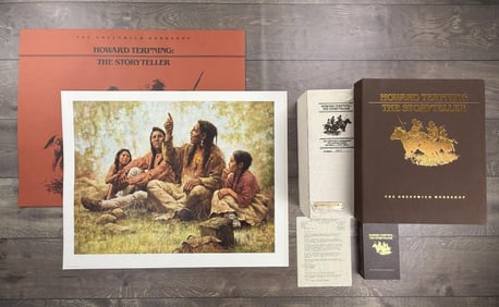 Howard Terpning The Storyteller Print Book VHS