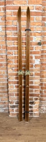 Vintage Bonna Wood Cross Country Skis