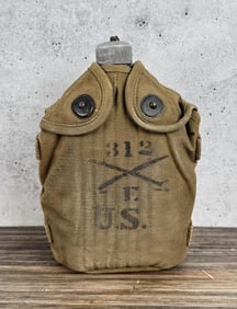 WW1 WWI US Army Unit Marked Cavalry Canteen