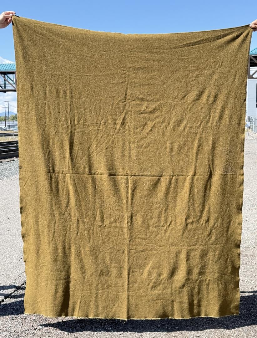 WWI WW1 US Cavalry Wool Blanket (1 of 6)