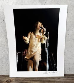 Gene Anthony Janis Joplin Signed Photo