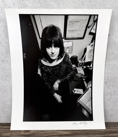 Gene Anthony Grace Slick Portrait Signed Photo