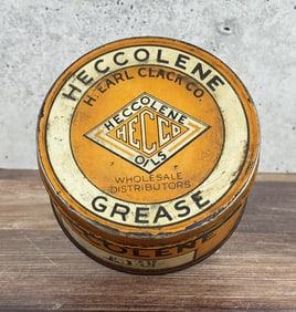 H. Earl Clack Montana Heccolene Oil Grease Can