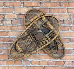 US Army Mountain Troop Groswold Ski Snowshoes