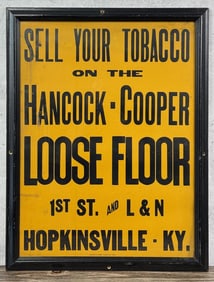 Sell Your Tobacco Loose Floor Auction Sign