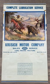 Krusich Ford Motor Company California Calendar