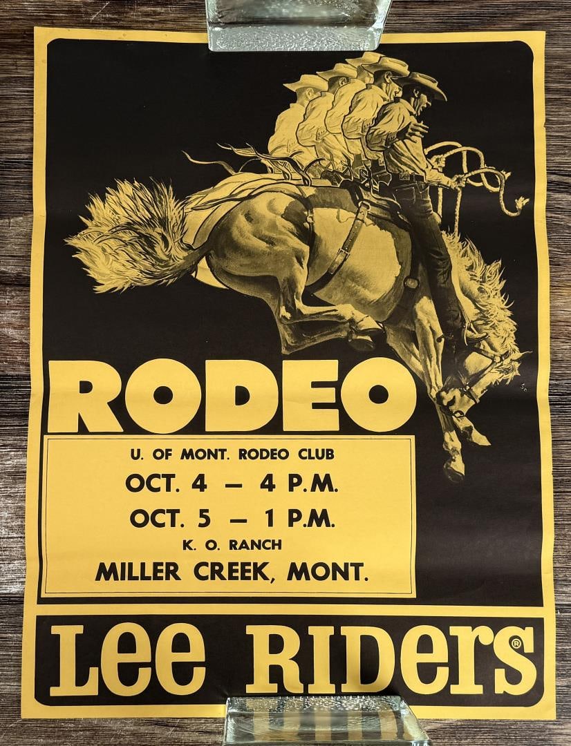 University of Montana Rodeo Lee Riders Poster (1 of 3)