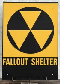 US Department of Defense Fallout Shelter Sign