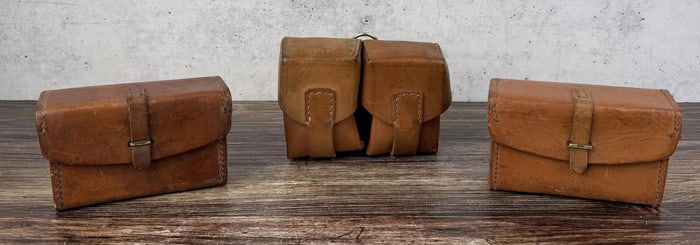 WW2 Leather BAR Thompson Tool Ammo Pouch