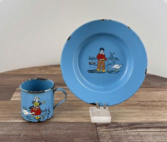 Scepter Germany Enamelware Dinnerware Set