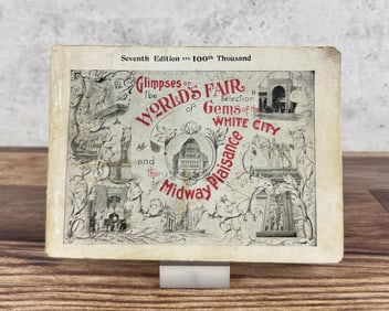 1893 Glimpses of the Worlds Fair Chicago Booklet