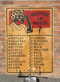 Aunt Jemima Reckon Ah Needs Groceries Pegboard