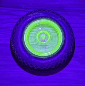 Good Year Uranium Glass Advertising Tire Ashtray