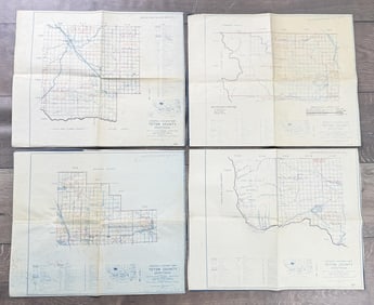1950 Teton County Montana Maps