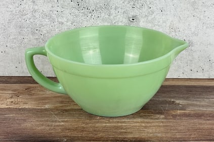 Fire King Ware Jadeite Glass Batter Bowl