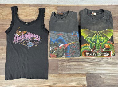 Vintage Harley Davidson Motorcycle T Shirts