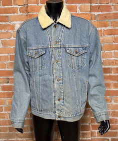 Levis Denim Fleece 70520 Trucker Jacket