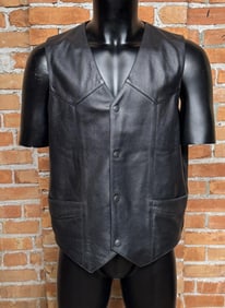 FMC First Manufacturing Leather Motorcycle Vest