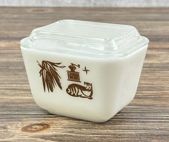 Pyrex Early American Refrigerator Jar