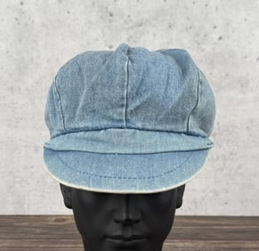 Denim Newsboy Cap Hat