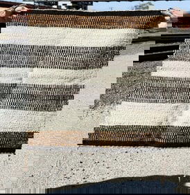 Navajo Indian Twill Saddle Blanket Rug
