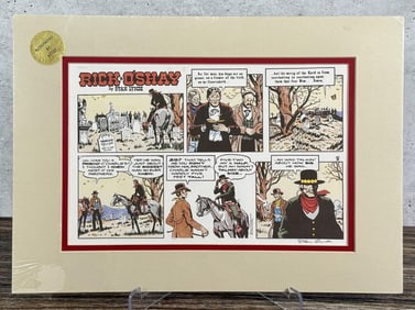 Rick O'Shay Stan Lynde Cartoon Strip