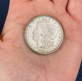 1921 D Morgan Silver Dollar