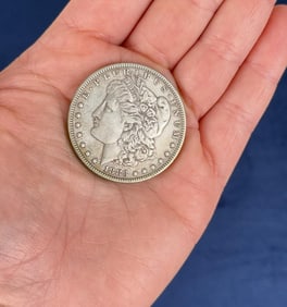 1883 P Morgan Silver Dollar