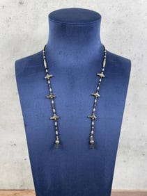 Navajo Sterling Turquoise Heishi Eyeglasses Chain