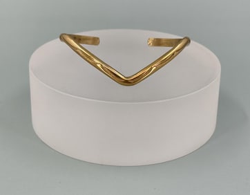 Navajo Hand Hammered Brass Bracelet
