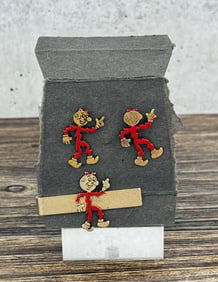 Reddy Kilowatt Stick Pins and Tie Bar