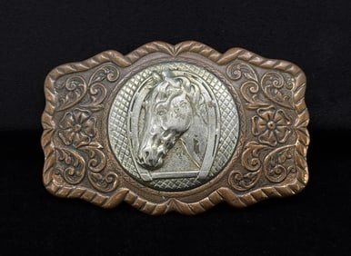 Bell Trading Post Copper Belt Buckle