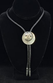 Navajo Sterling Silver Bolo Tie