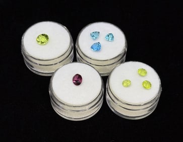 6.3 Carats Of Mixed Faceted Gemstones