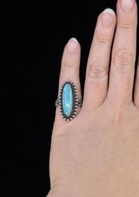 Bell Trading Post Sterling Silver Turquoise Ring