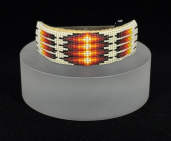 Blackfoot Native American Indian Beaded Barrette