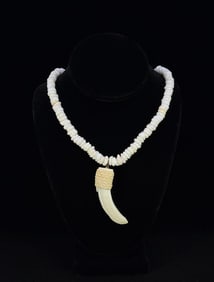 South Pacific Boar Tooth Necklace