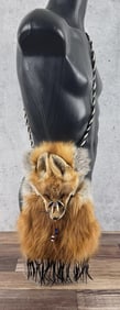 Black Powder Rendezvous Fox Fur Hunting Bag