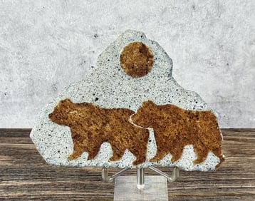 Big Sky Carvers Bear Plaque
