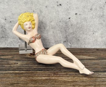 1950s Jayne Mansfield Bathing Beauty Wall Plaque
