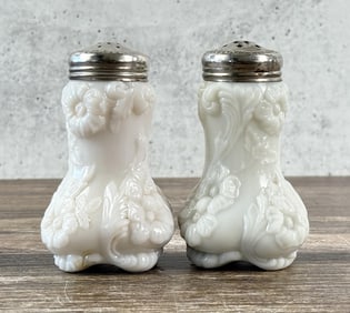 Westmoreland Milk Glass Salt & Pepper Shakers
