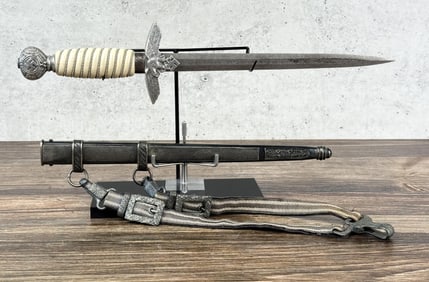 WW2 German 2nd Model Luftwaffe Dagger Damascus