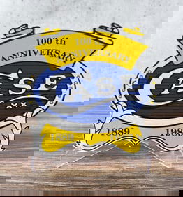 Porcelain Case Knives 100th Anniversary Sign