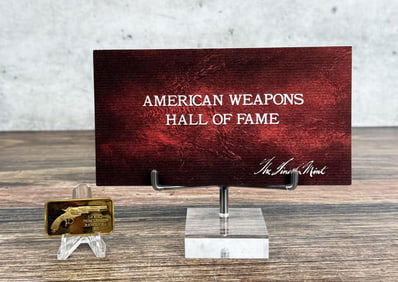 Lincoln Mint Le Mat Revolver 1oz Silver Bar
