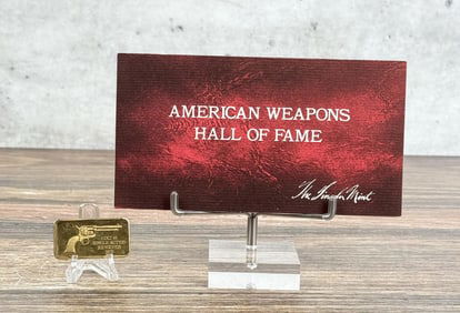 Lincoln Mint Colt .45 Revolver 1oz Sterling Bar