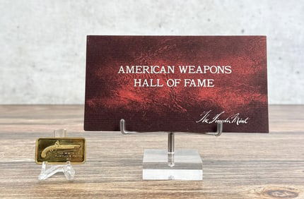 Lincoln Mint North US 1813 Pistol 1oz Silver Bar