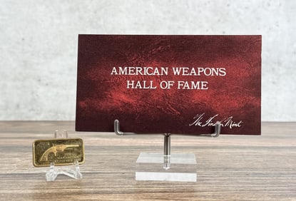 Lincoln Mint Manhattan Revolver 1oz Silver Bar