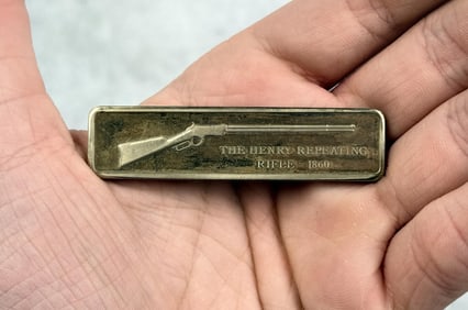 Lincoln Mint Henry Repeating Rifle 1oz Silver Bar