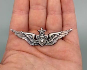 Korean War Senior Air Crew Sterling Wings