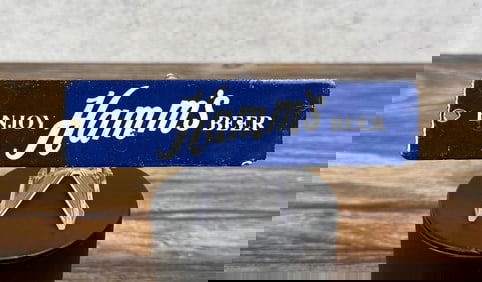 Hamms Beer Porcelain Door Push Sign